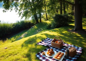 Picknickplätze am See
