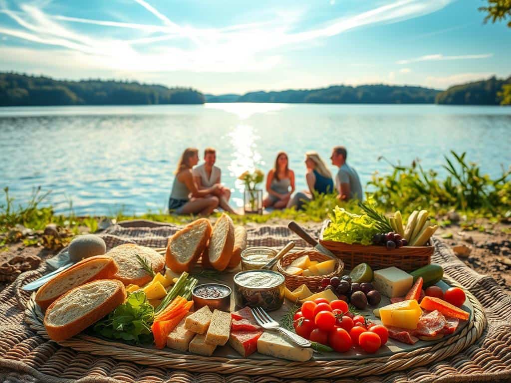 Picknickrezepte am Wasser