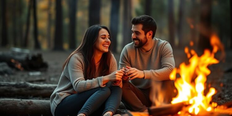 Romantische Lagerfeuerspiele für Paare