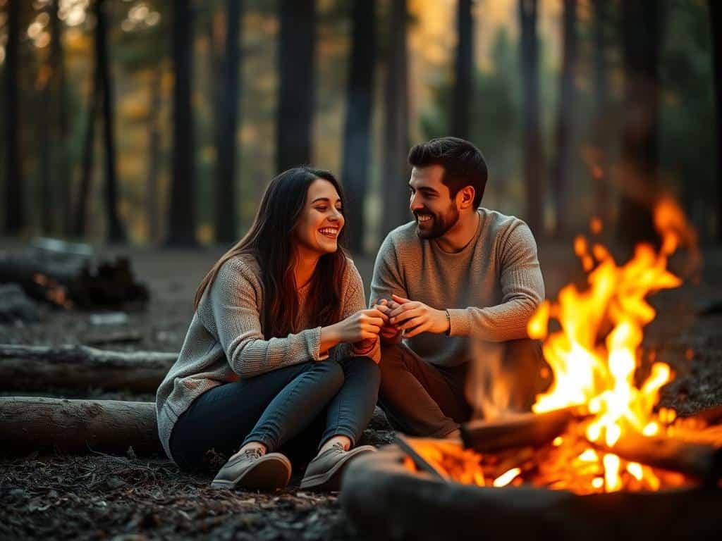 Du betrachtest gerade Romantische Lagerfeuerspiele für Paare – Gemeinsam lachen und näherkommen
