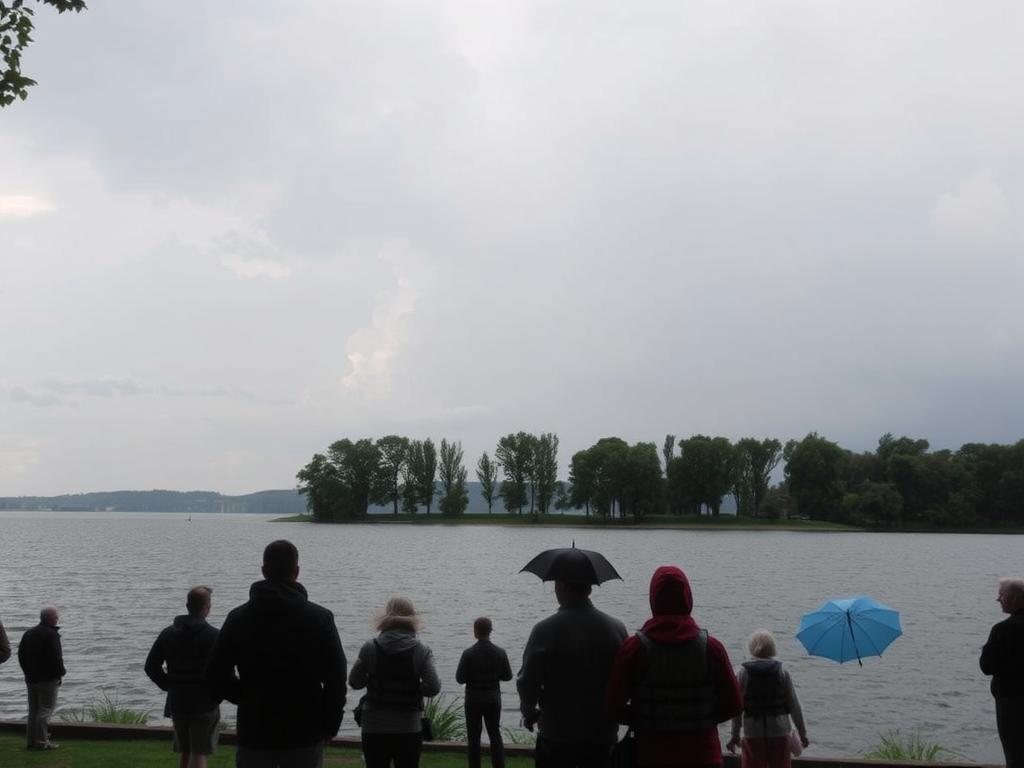 Sicherheitsmaßnahmen bei Gewittern an Seen