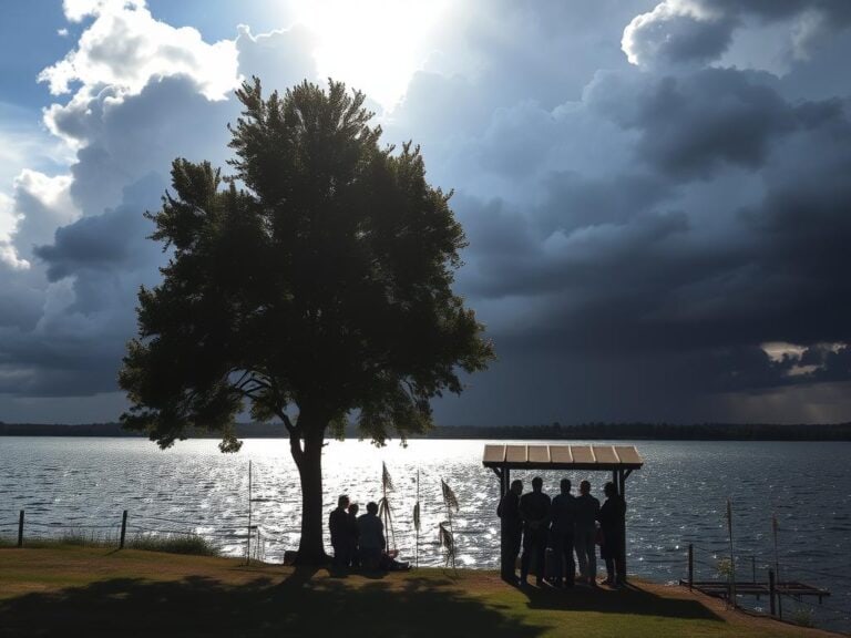 Mehr über den Artikel erfahren Sicherheitsregeln und Sicherheitstipps bei Gewittern am See