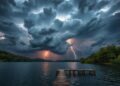 Warum Gewitter besonders häufig an Seen auftreten