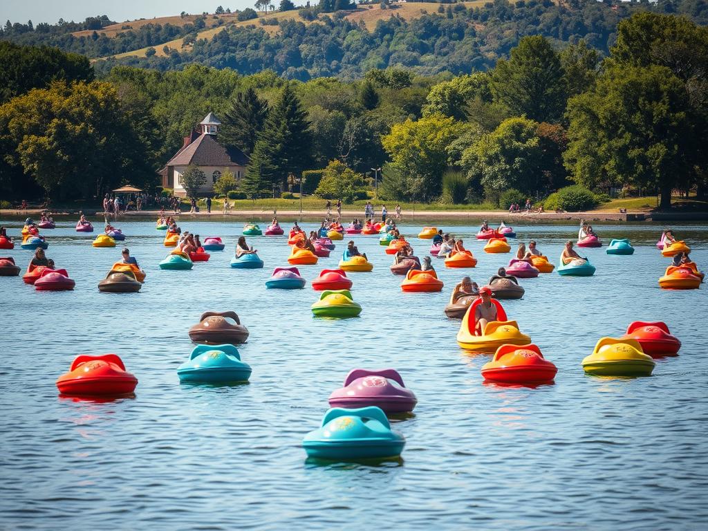 Wassersport-Tretbootveranstaltungen