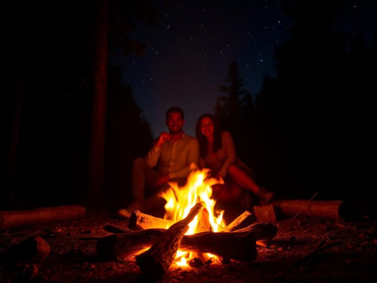 Mehr über den Artikel erfahren Wärme, Licht und Liebe – Wie das Lagerfeuer die Beziehung stärkt