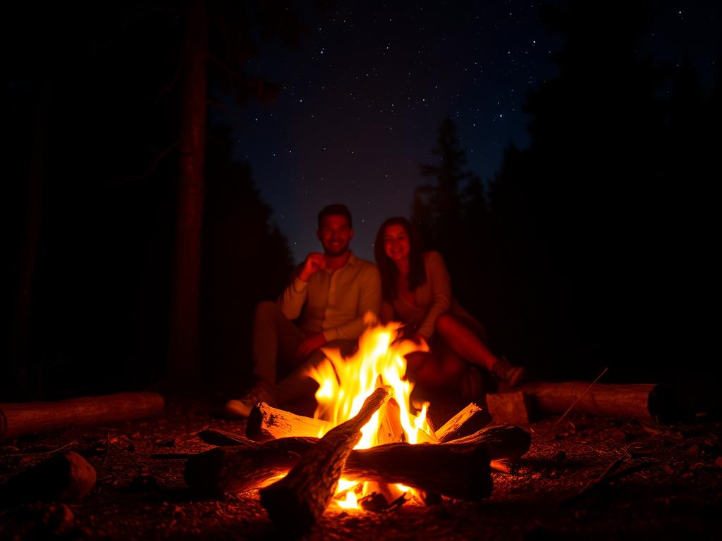 Du betrachtest gerade Wärme, Licht und Liebe – Wie das Lagerfeuer die Beziehung stärkt