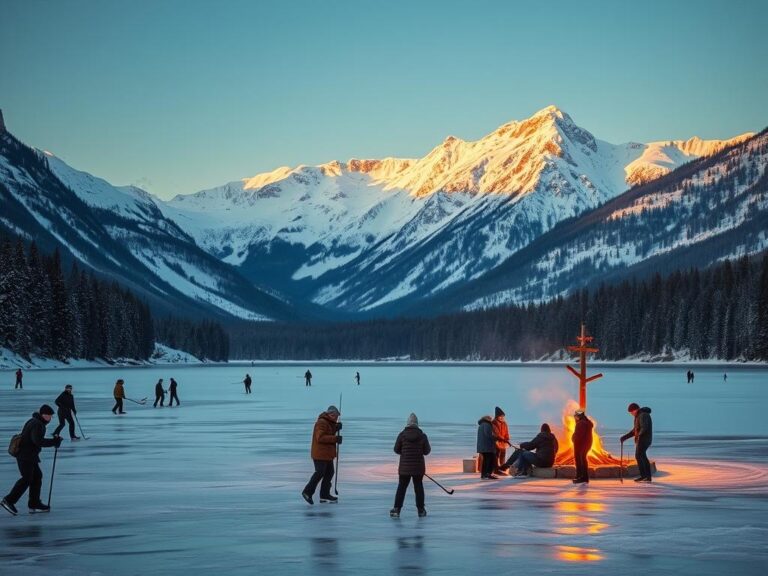Mehr über den Artikel erfahren Eisige Abenteuer: Aktivitäten auf zugefrorenen Seen