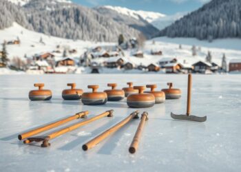 Ausrüstung zum Eisstockschießen