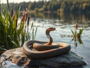 Mehr über den Artikel erfahren Die Ernährung der Ringelnatter: Was frisst die Wasserschlange am See?
