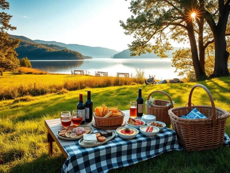 Mehr über den Artikel erfahren Die besten Weine und Bier-Sorten für ein Picknick am See