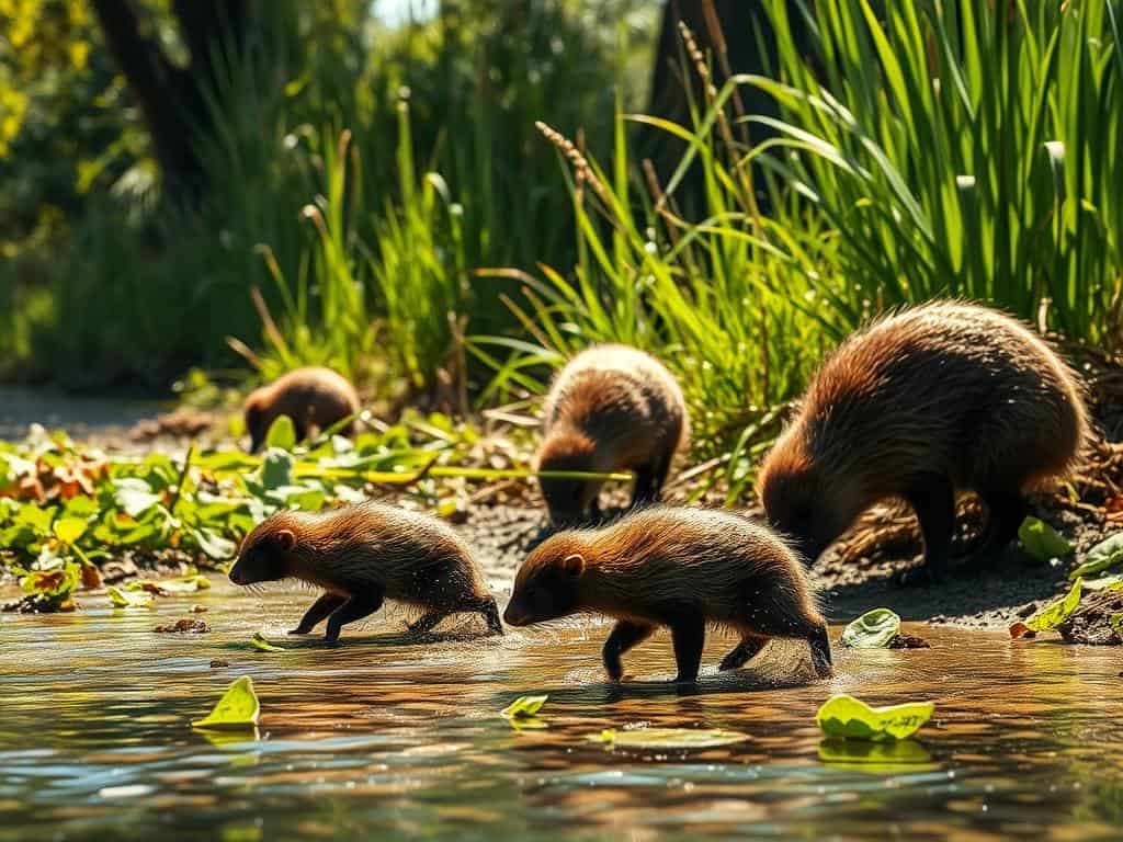 Ernährung und Lebensraum junger Nutrias