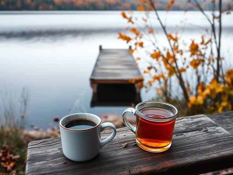 Mehr über den Artikel erfahren Heiße Getränke am See – Tee- und Kaffeeideen für kühle Abende