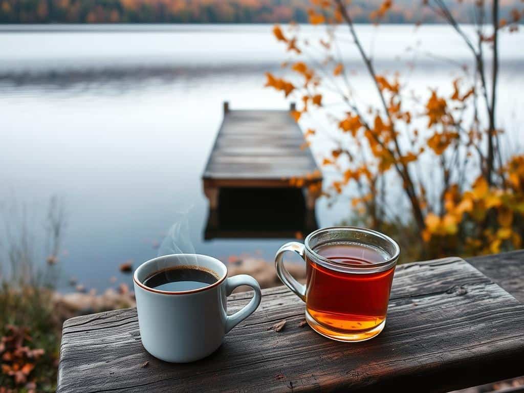 Du betrachtest gerade Heiße Getränke am See – Tee- und Kaffeeideen für kühle Abende
