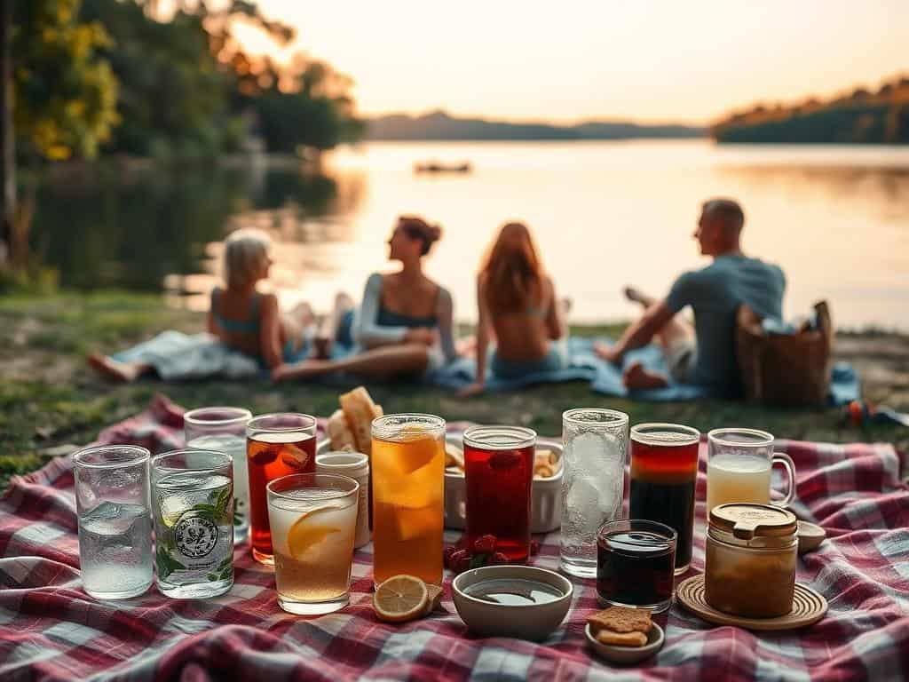 Du betrachtest gerade Kalte und warme Getränke fürs Picknick am See – erfrischend und lecker