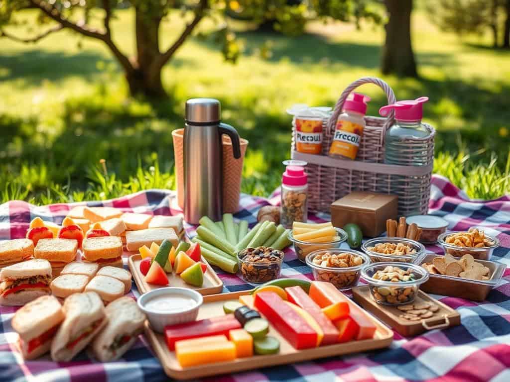 Kindgerechte Picknick-Snacks