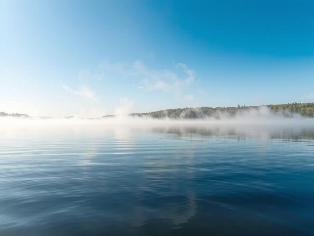 Thermische Konvektion über Wasserflächen