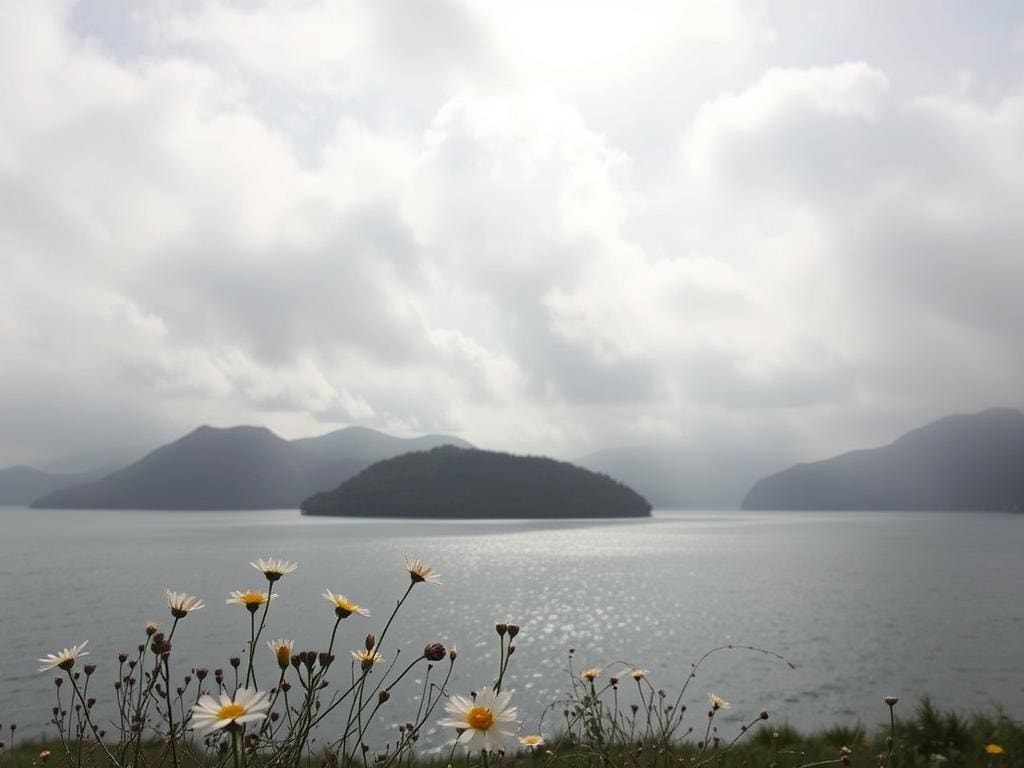 UV-Strahlung bei bewölktem Himmel