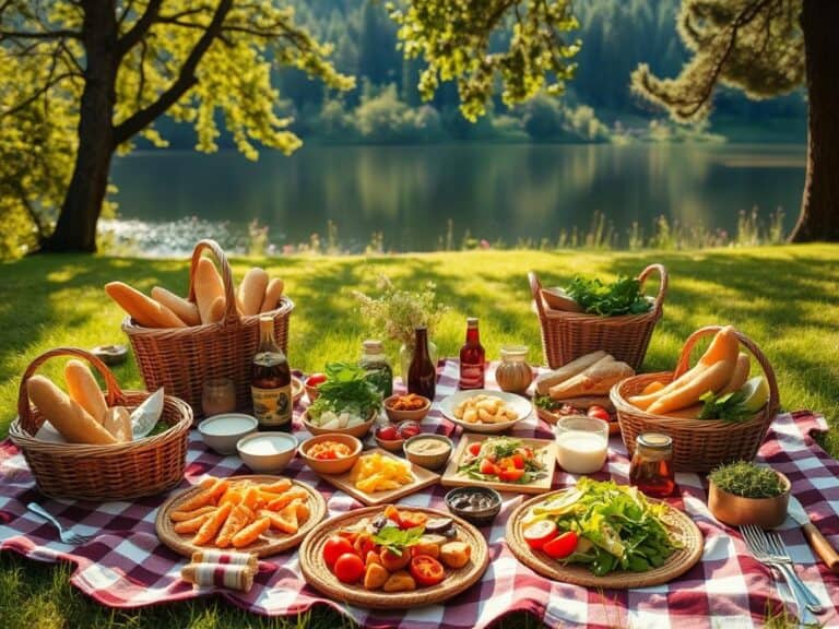 Mehr über den Artikel erfahren Vegetarische und vegane Picknickideen für den Seeausflug