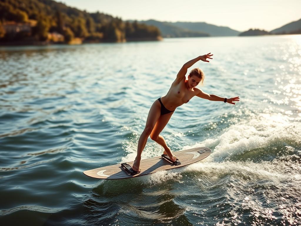 Wakeboard Anfänger Körperhaltung