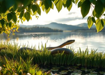 Warum die Ringelnatter ein wichtiger Teil des See-Ökosystems ist