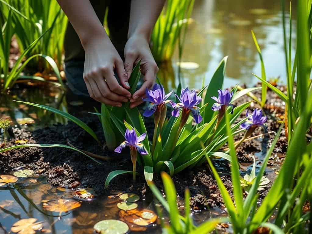 Wasserschwertlilie pflanzen