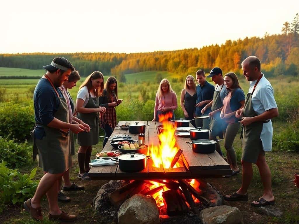 Du betrachtest gerade Outdoor-Kochkurs am Lagerfeuer mit regionalen Zutaten