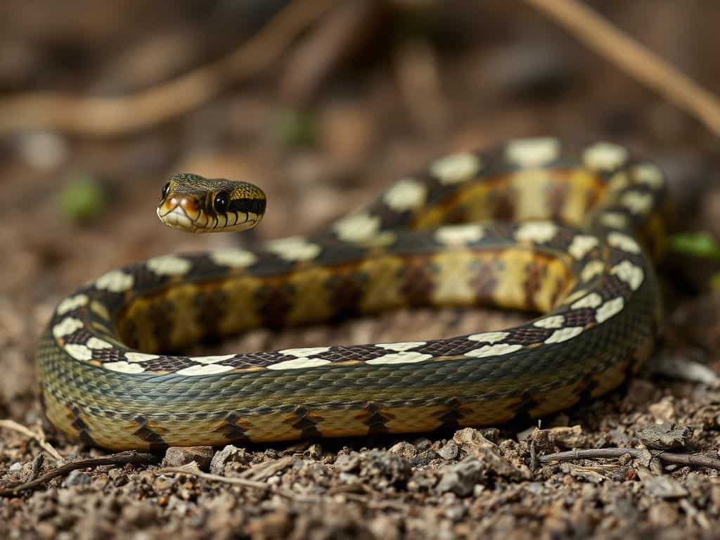 Ringelnatter Körpermerkmale