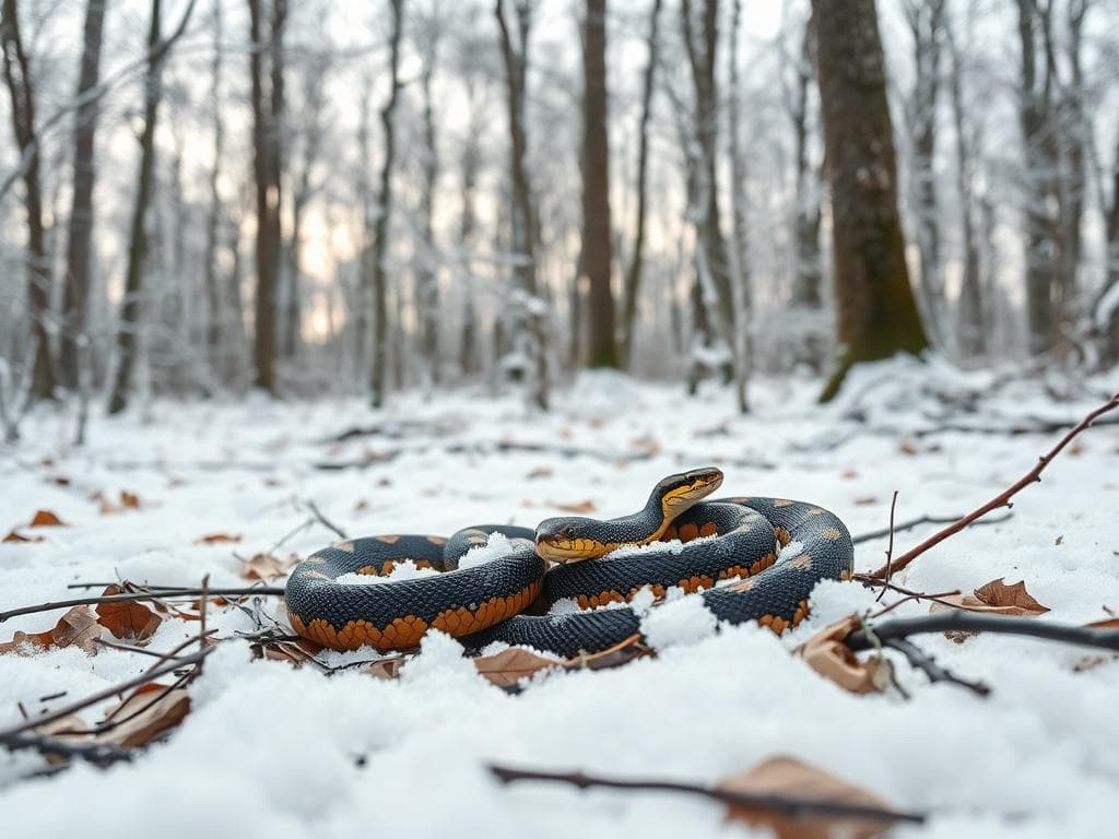 Du betrachtest gerade Ringelnattern im Winter: Wo verbringen sie die kalte Jahreszeit?