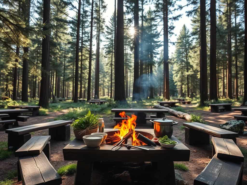 Standort des Outdoor-Kochkurses