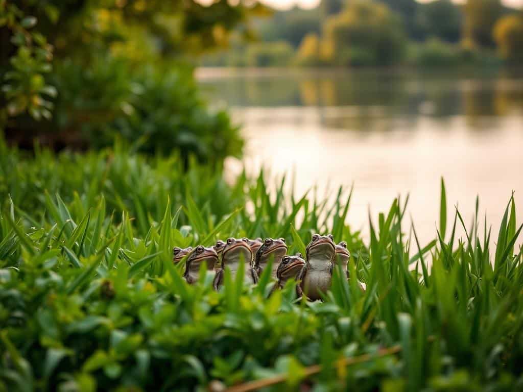 Wechselkrötenrufe am Gewässer