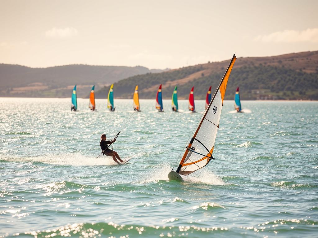 Du betrachtest gerade Windsurfen als Trendsport: Technik, Ausrüstung, Spaß