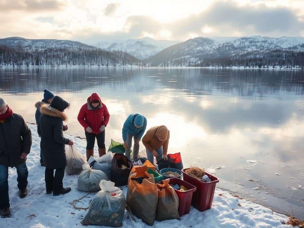 Du betrachtest gerade Winterliche Müllsammelaktionen am Seeufer
