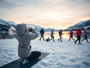 Mehr über den Artikel erfahren Winterliche Outdoor-Fitness am See: Übungen für kalte Tage