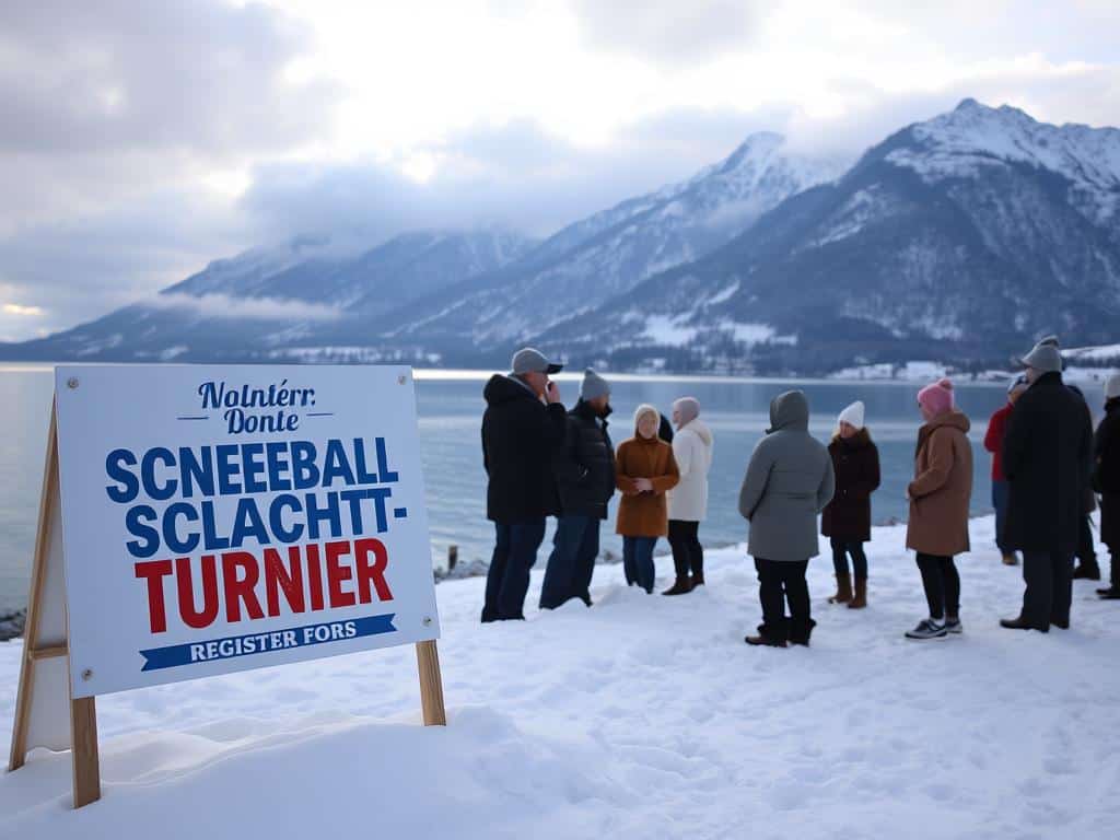 Anmeldung Schneeballschlacht-Turnier