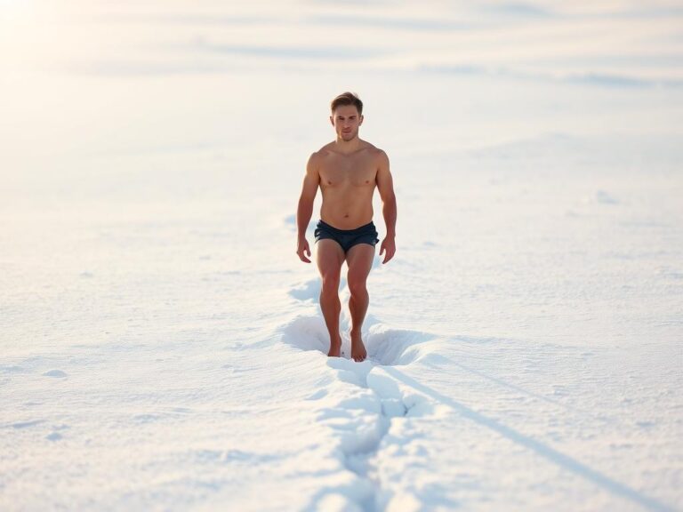 Mehr über den Artikel erfahren Barfußlaufen im Schnee als Kältereiz-Erlebnis