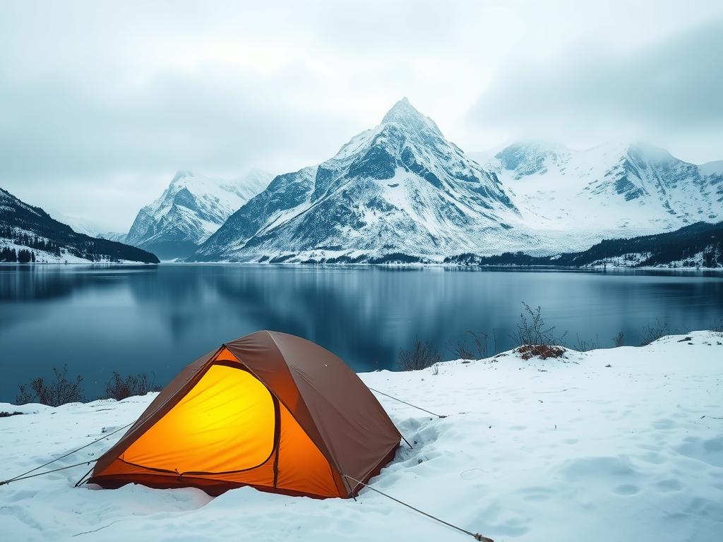 Du betrachtest gerade Biwakieren am See: Übernachten im Schnee