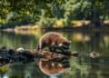 Die Ernährung des Waschbären: Was findet er am Seeufer?“