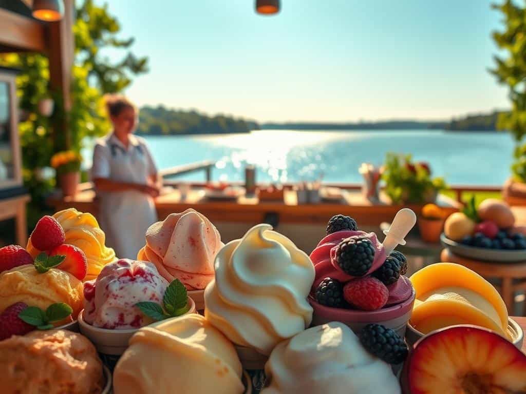 Du betrachtest gerade Eiscreme und Sorbets aus regionalen Früchten für den See-Genuss“