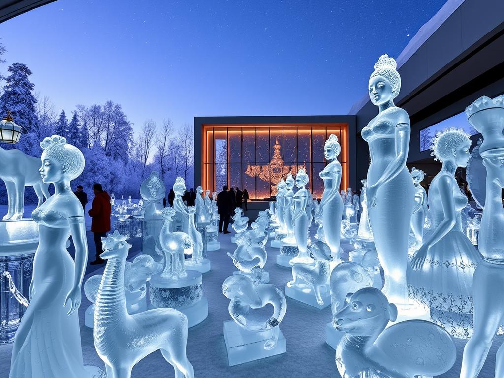 Eisskulpturen für Events