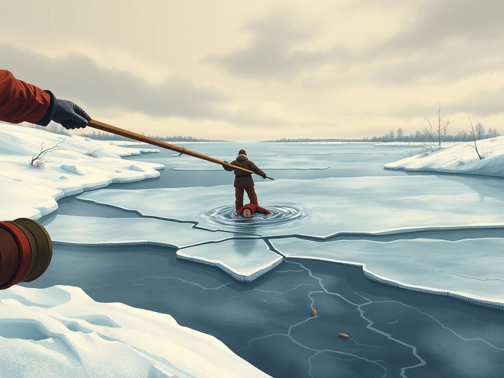 Erste Hilfe Maßnahmen bei Eisunfällen