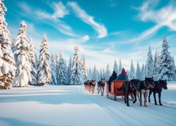Hundeschlittenfahrt am See ausprobieren