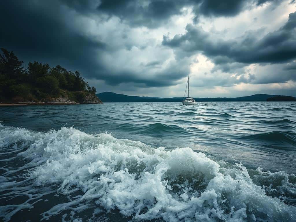 Sicherheit am See bei Unwettern