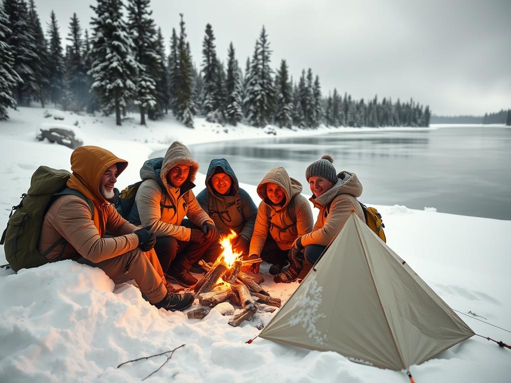 Sicherheit beim Winterbiwak
