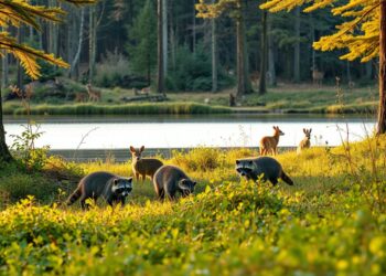 Waschbären als invasive Art