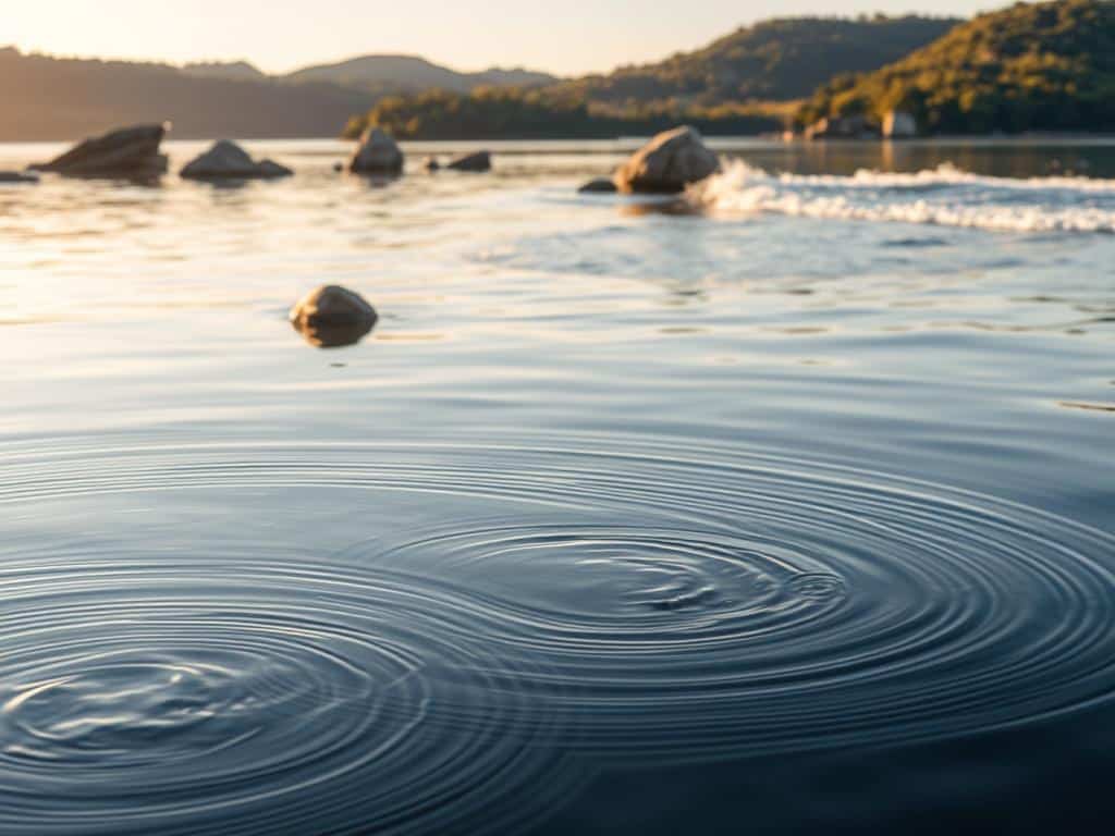 Wellenphänomene auf Seen