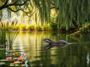 Mehr über den Artikel erfahren Wie der Fischotter den Fischbestand am See reguliert