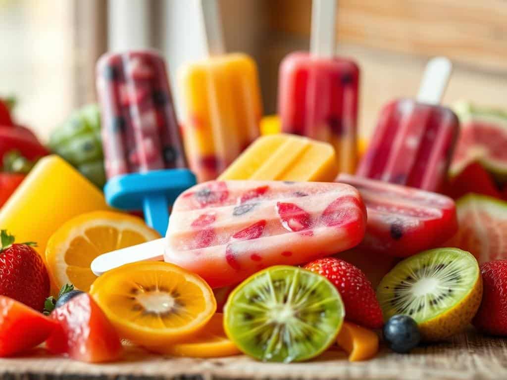 fruchtige Eisrezepte für Kinder