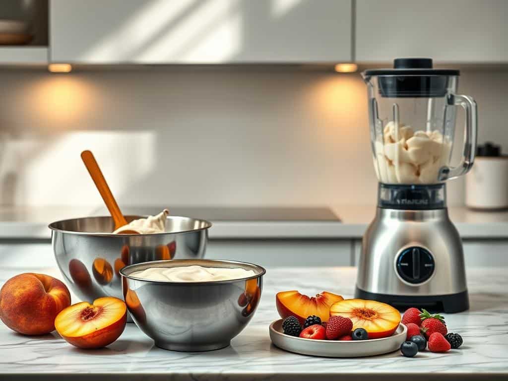 vegane Eisherstellung