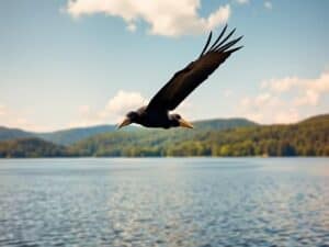 Mehr über den Artikel erfahren Der Zug des Schwarzstorches: Wann und wie zieht er durch unsere deutsche Seenregionen?