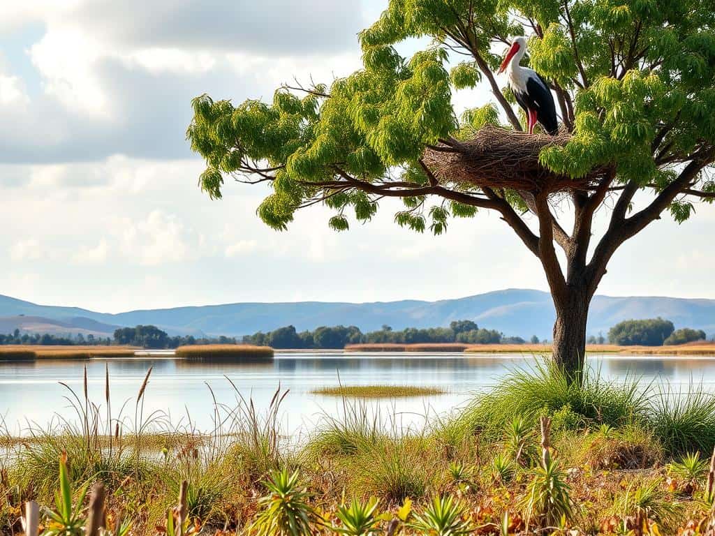 Schwarzstorch Brutplätze Seenähe